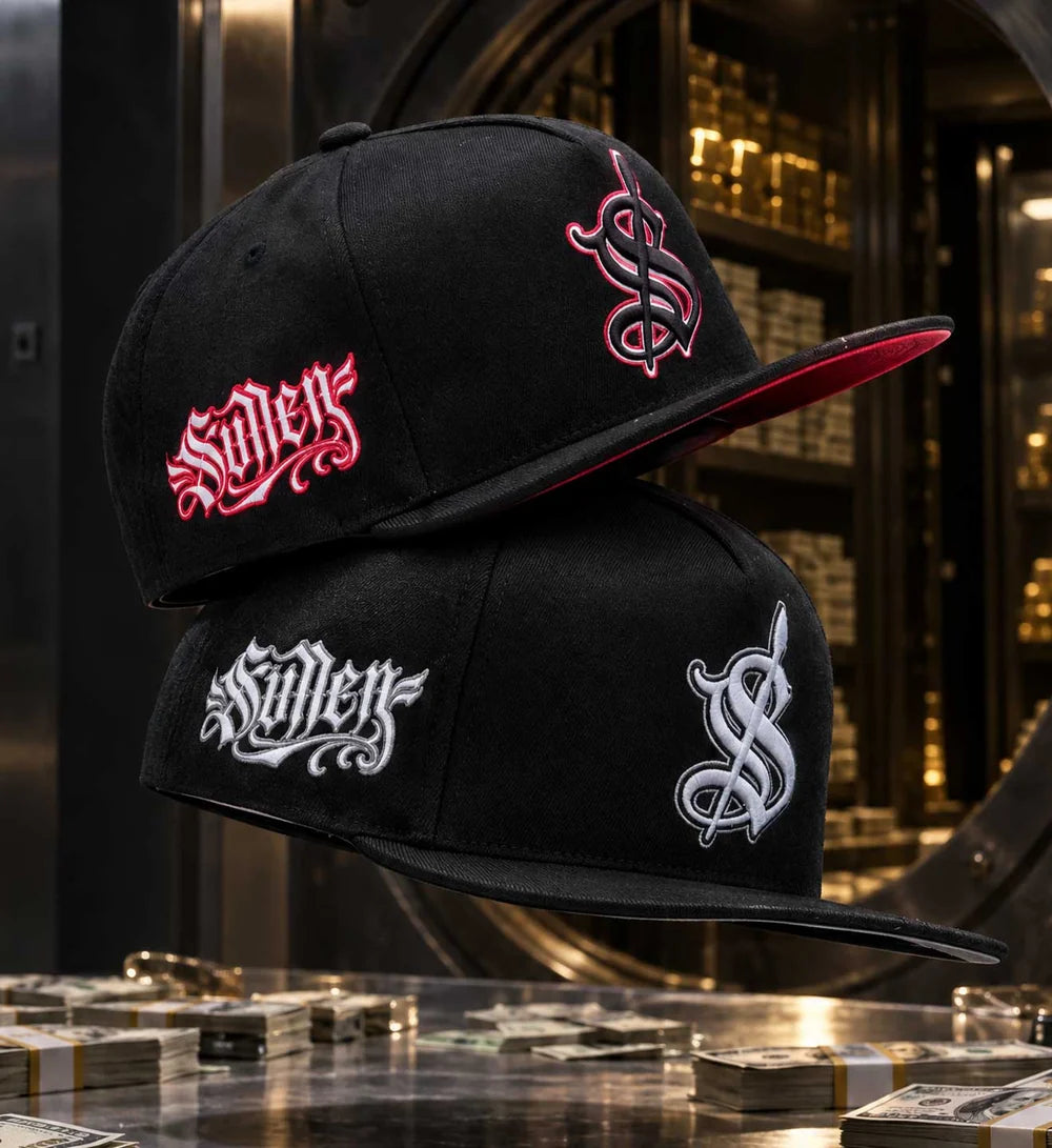 MAJORS SNAPBACK BLACK WHITE