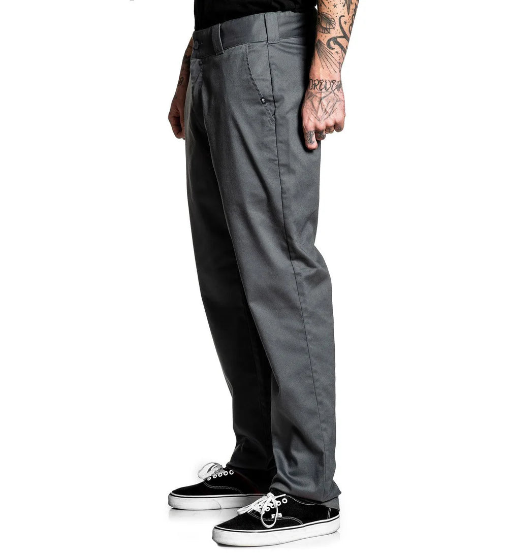 925 RELAXED FIT CHINO STRETCH PANT GREY