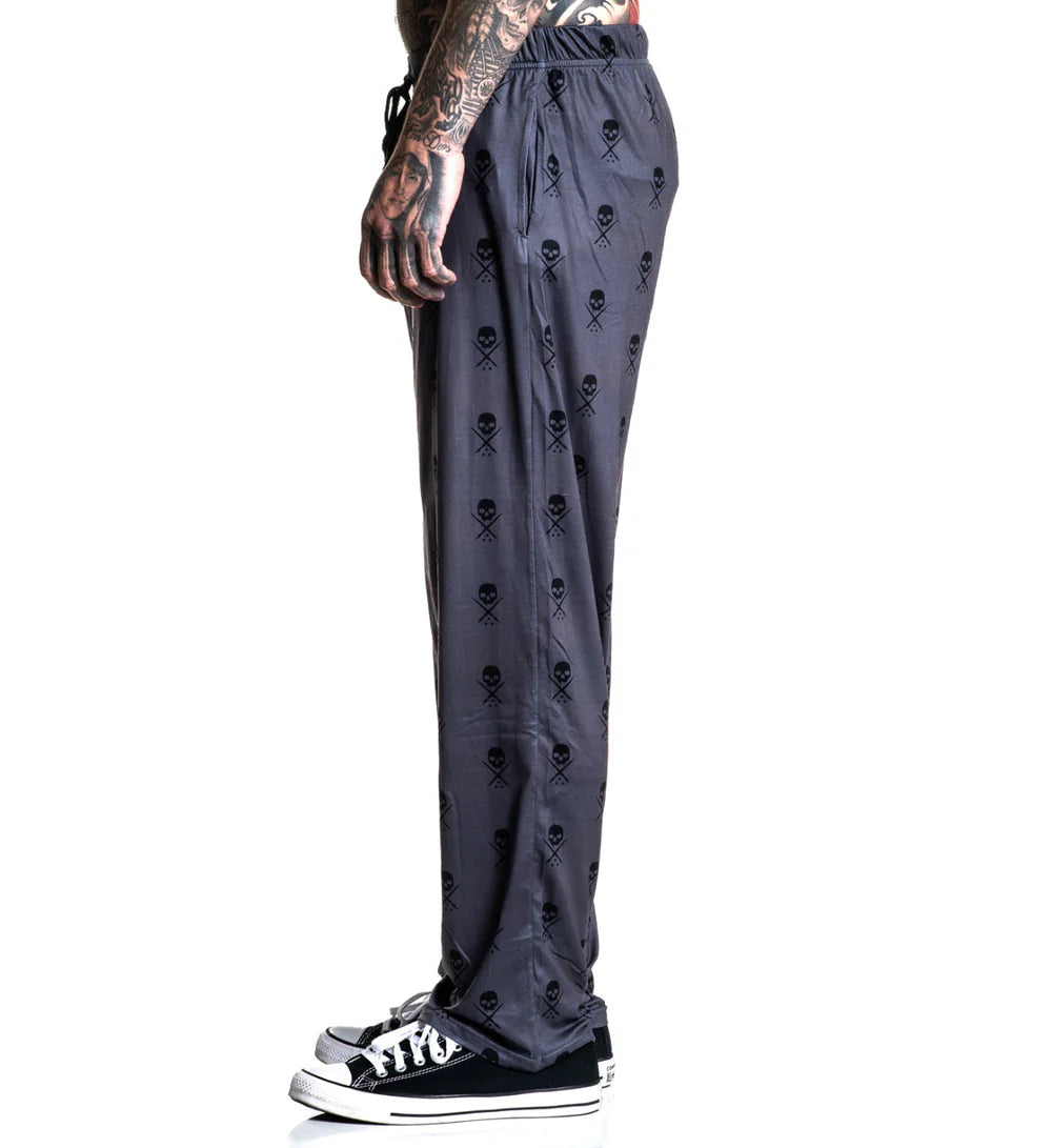 BADGE PAJAMA PANT - GREY