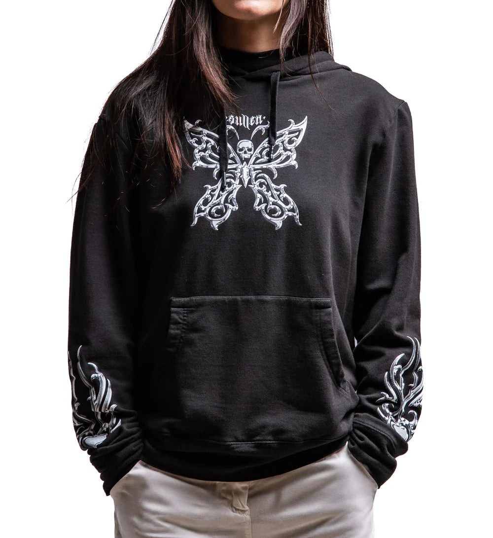 CHROME BUTTERFLY HOODIE