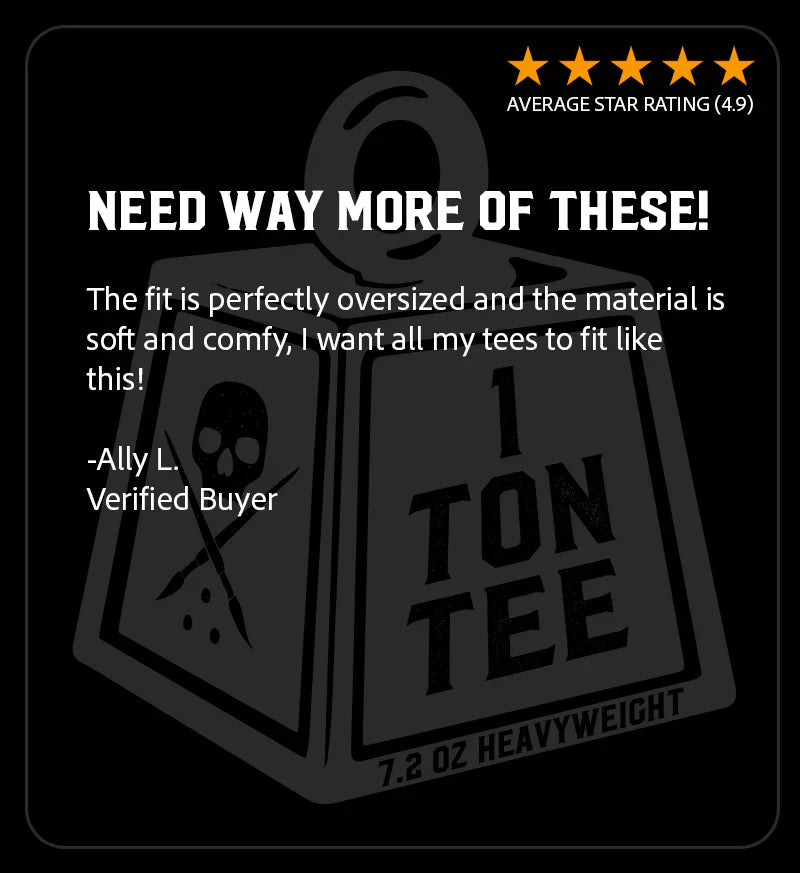 OLD SCHOOL "1 TON" PREMIUM TEE