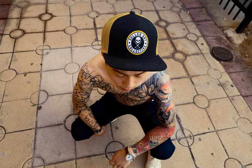 BOH MESH SNAPBACK BLACK/YELLOW