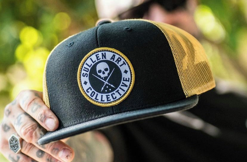 BOH MESH SNAPBACK BLACK/YELLOW