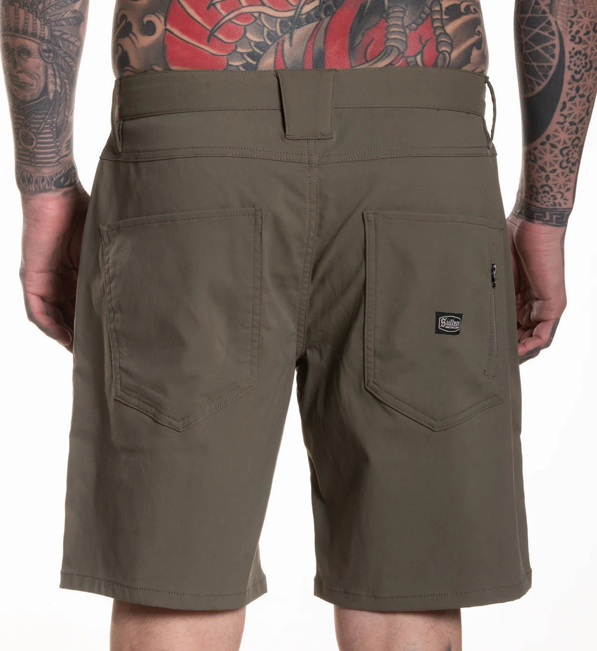 VERANO HYBRID WALKSHORTS - DUSTY OLIVE