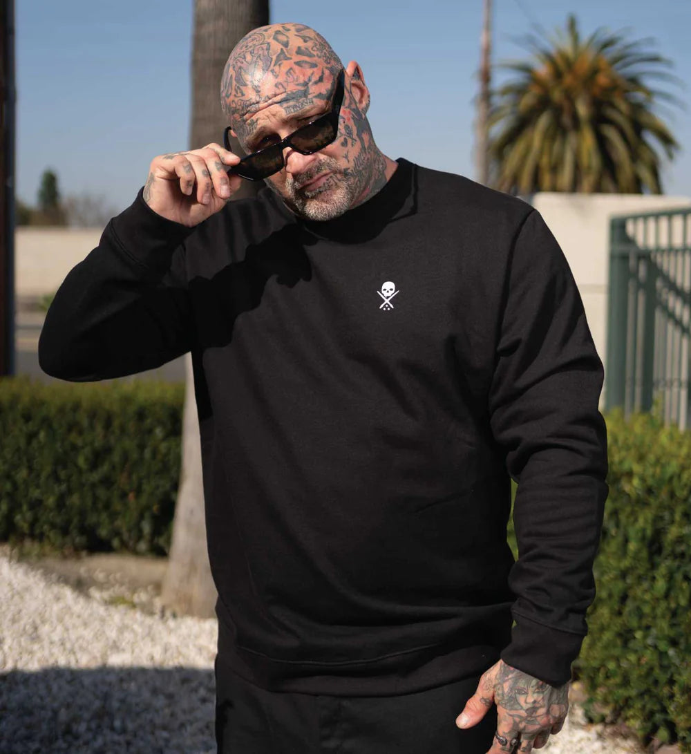 BADGE FRECH TERRY CREW JTBK