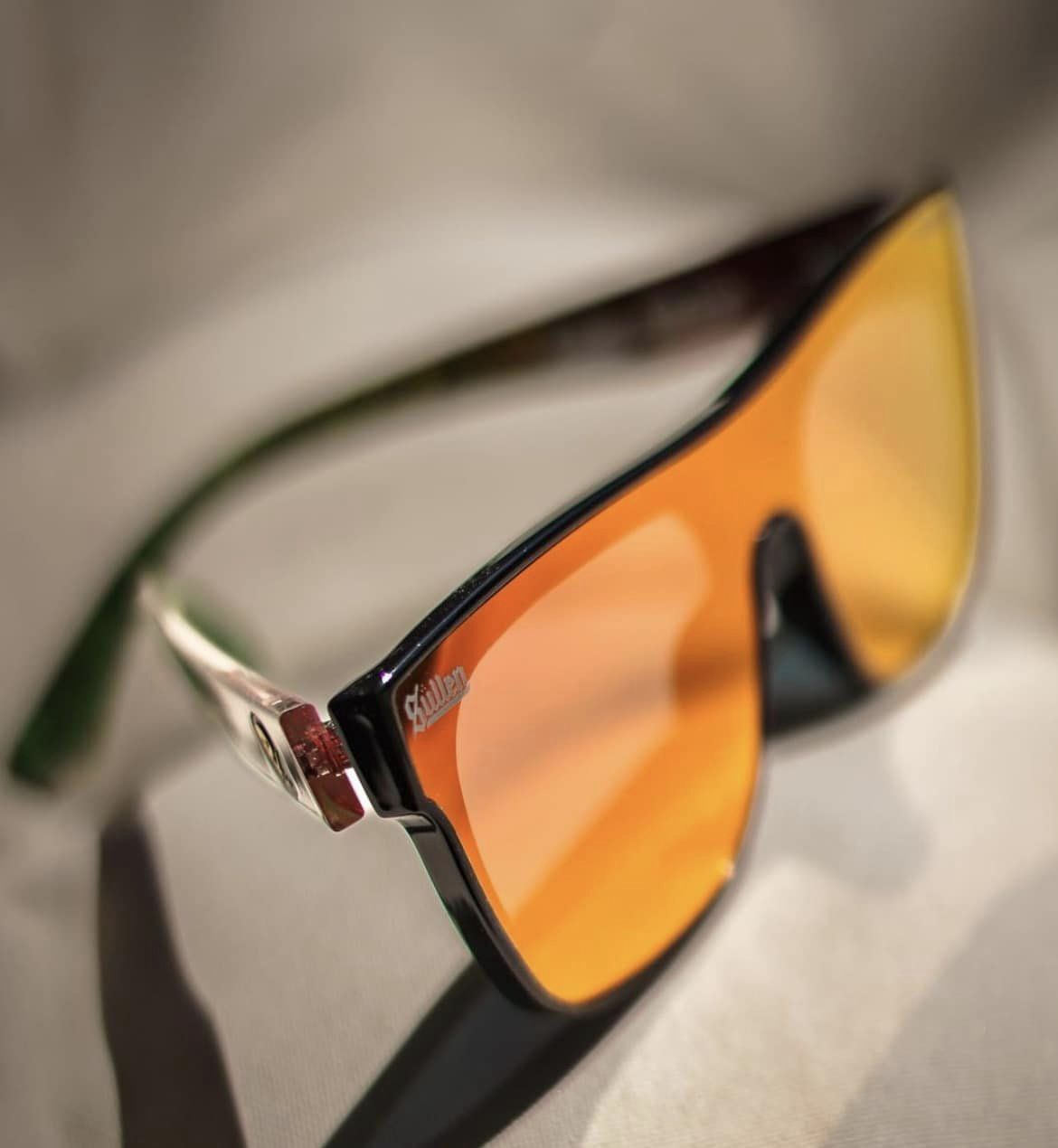 CHOLOHAFLYS GLASSES SHINY BLACK/RED