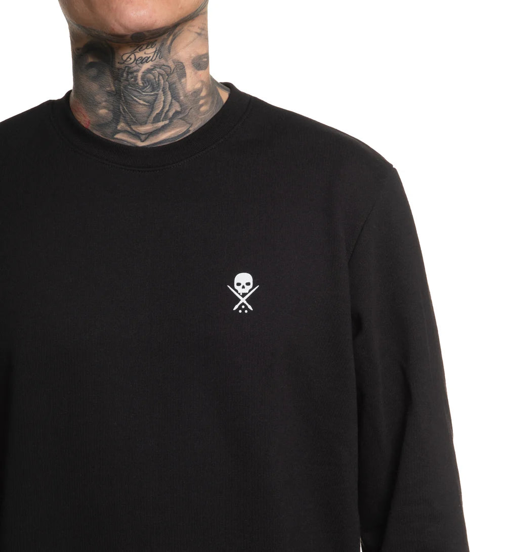 BADGE FRECH TERRY CREW JTBK