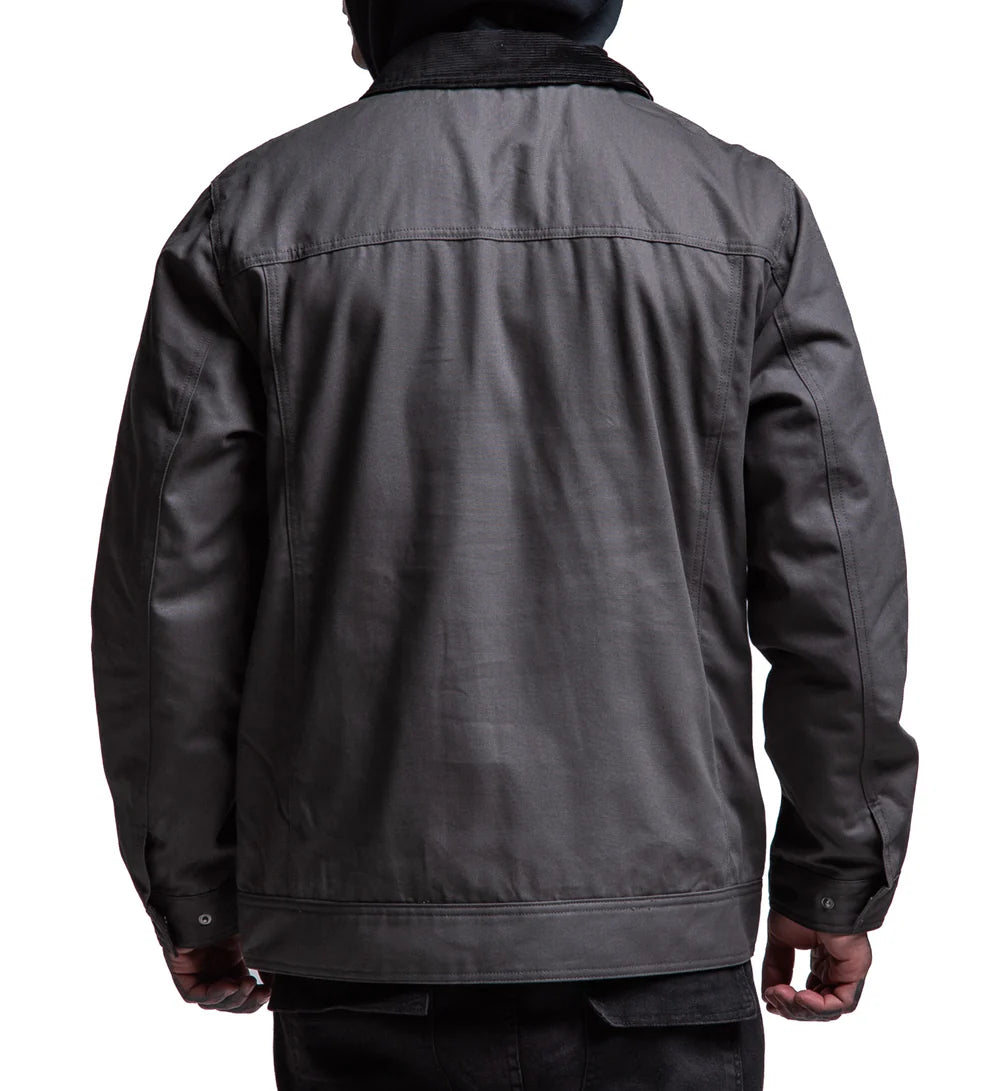 SURVIVALIST DUCK CANVAS JACKET CHARCOAL GREY