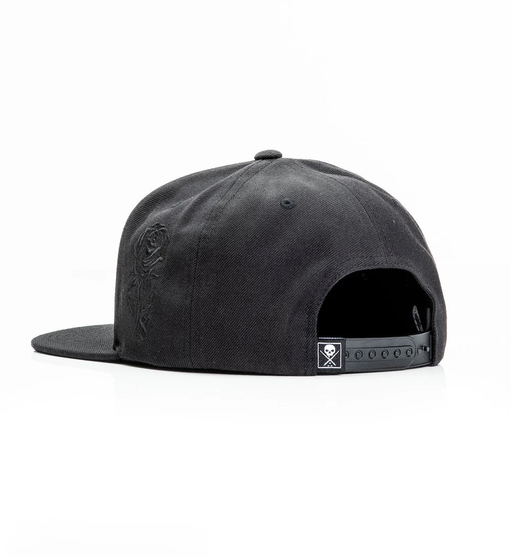 LAST RITES SNAPBACK BLACK BLACK