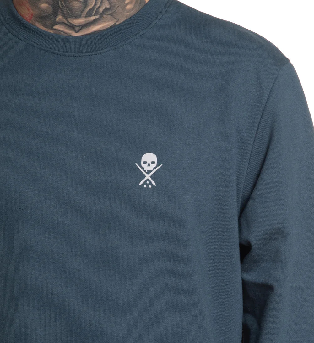 BADGE FRECH TERRY CREW ORBL