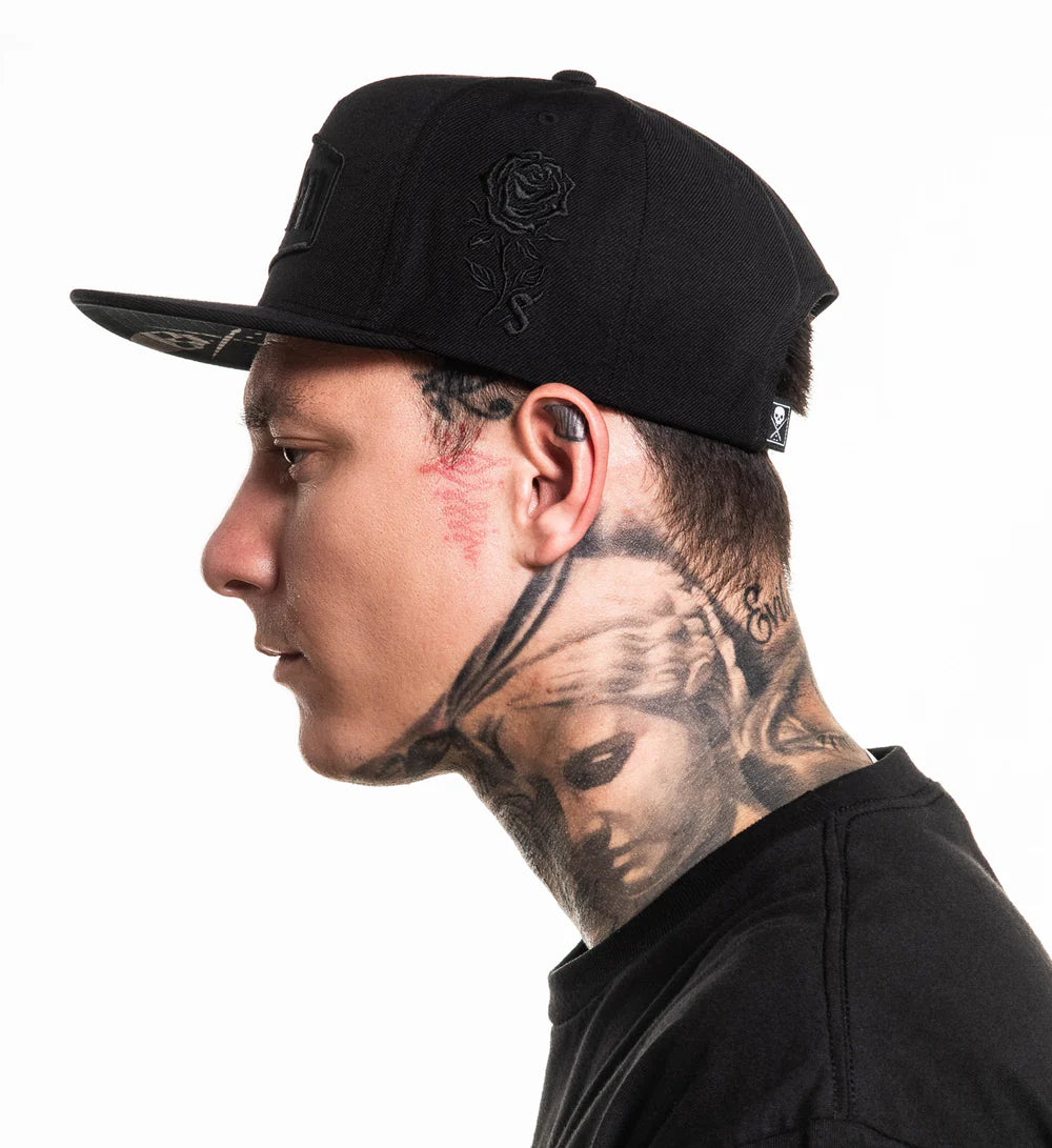 LAST RITES SNAPBACK BLACK BLACK