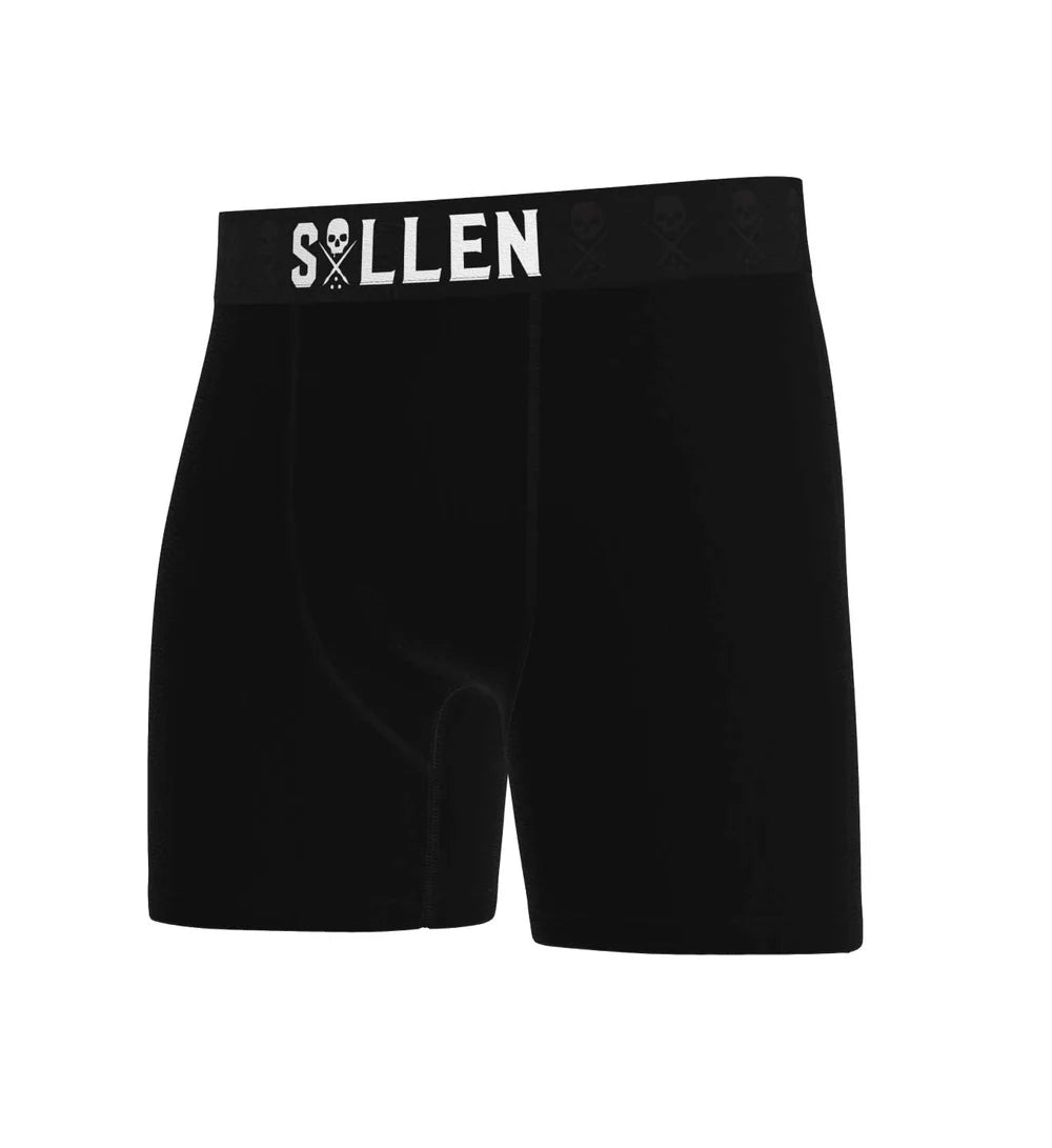 SOLID LUXE BOXERS - BLACK