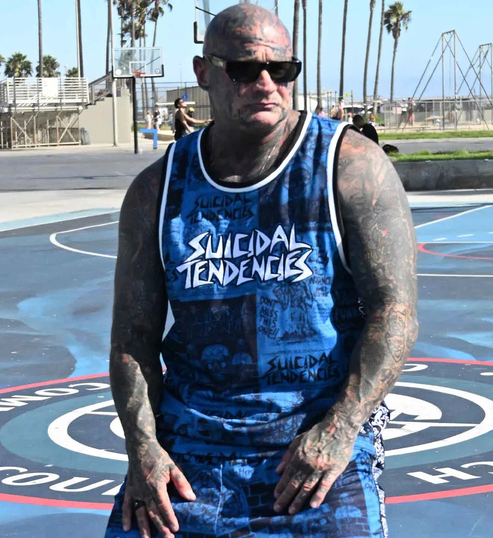 SULLEN X ST POSTED JERSEY BLUE