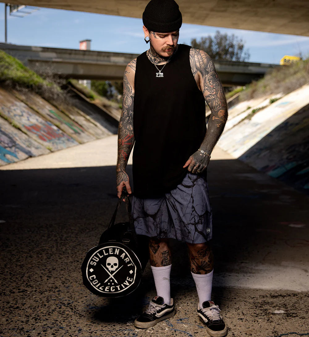 CRACKED E-WAIST BOARDSHORTS
