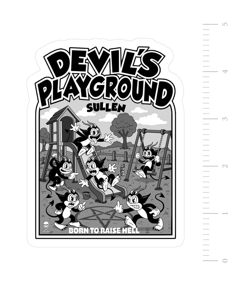DEVILS PLAYGROUND STICKER