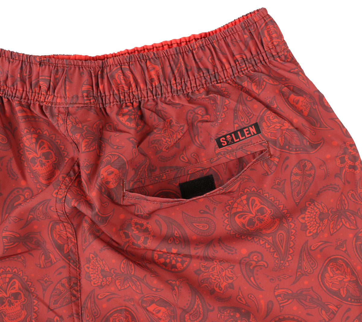 MEXICALI E-WAIST BOARDSHORT RED