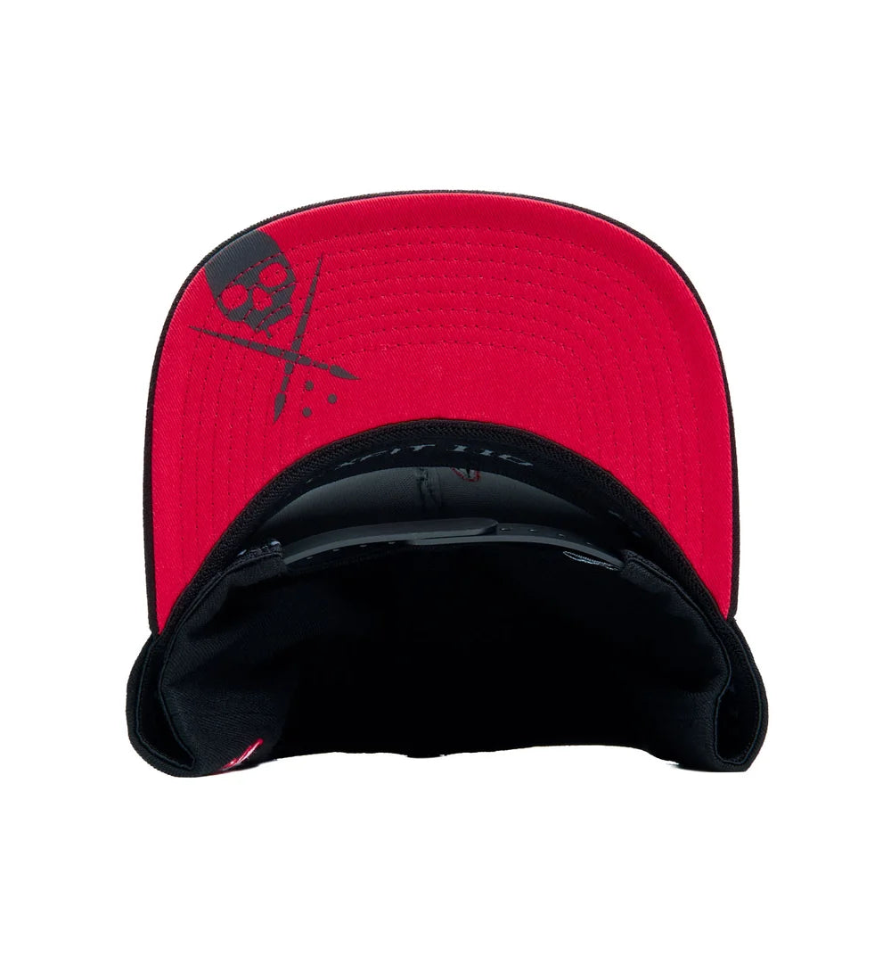 MAJORS SNAPBACK BLACK/RED