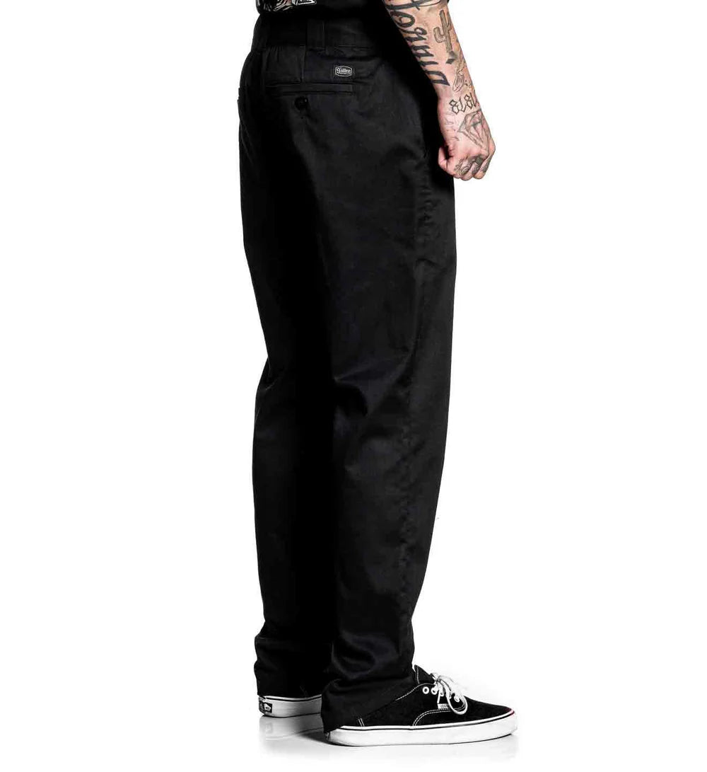 925 RELAXED FIT CHINO STRETCH PANT BLACK