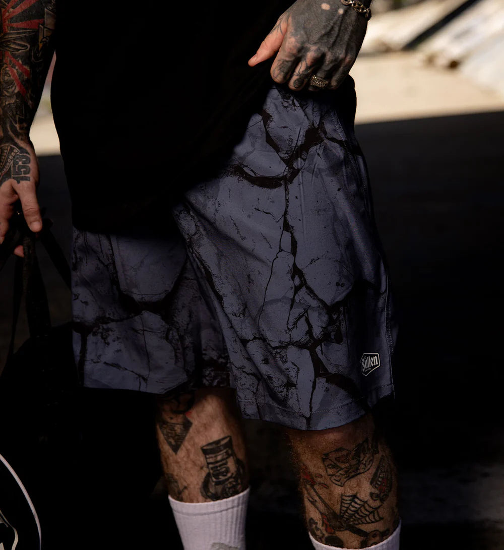 CRACKED E-WAIST BOARDSHORTS
