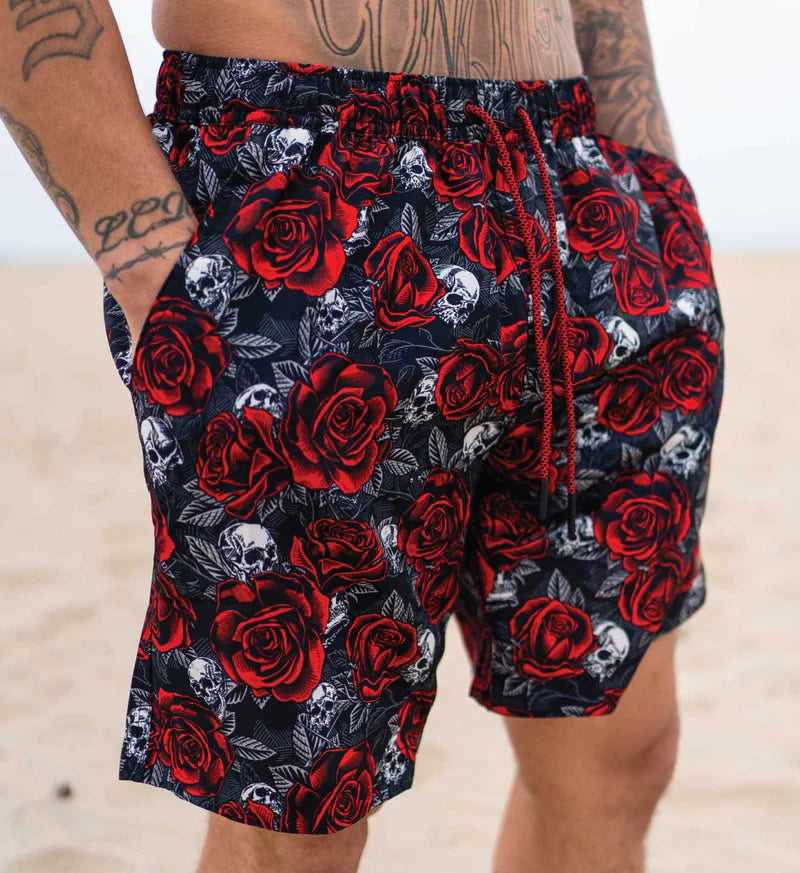 ROSE GARDEN E-WAIST BOARDSHORT