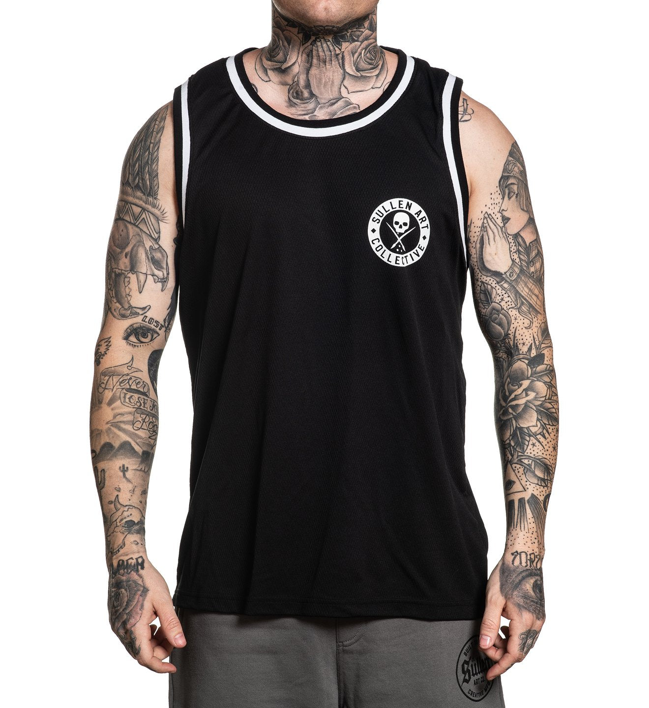 BOH JERSEY TANK BLACK/WHITE
