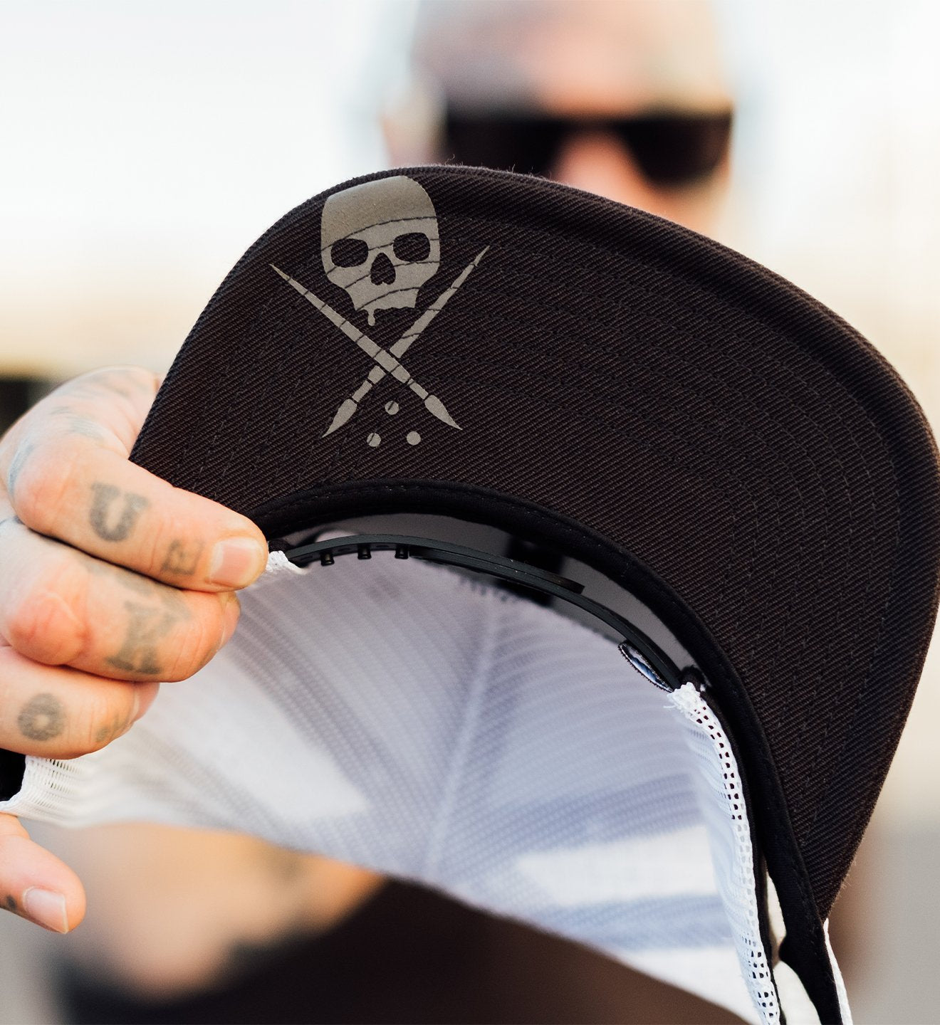 BOH MESH SNAPBACK BLACK/WHITE