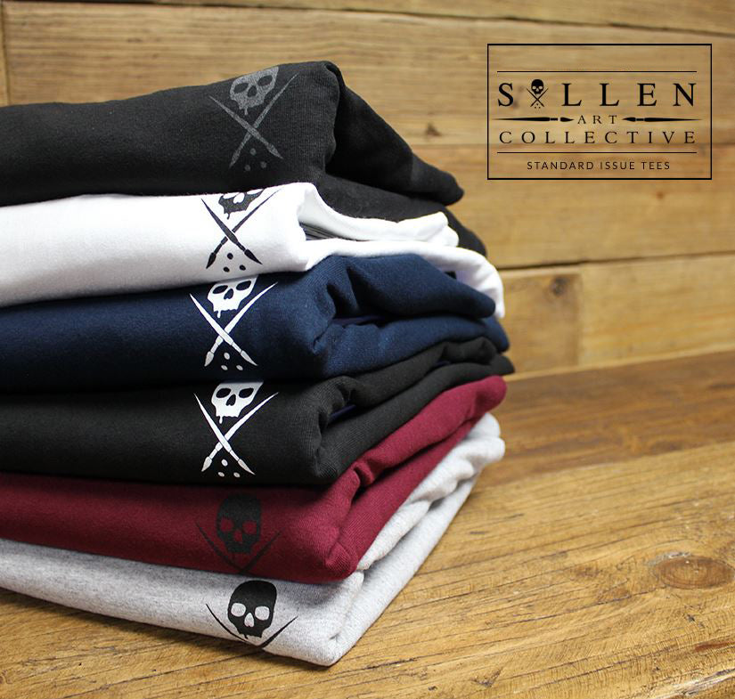 STANDARD ISSUE TEE BLACK/WHITE