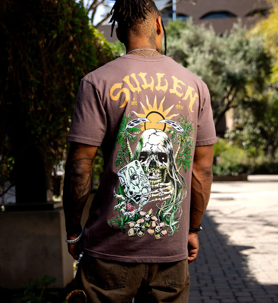 HARD GAMBLE PREMIUM TEE - PALE MAROON