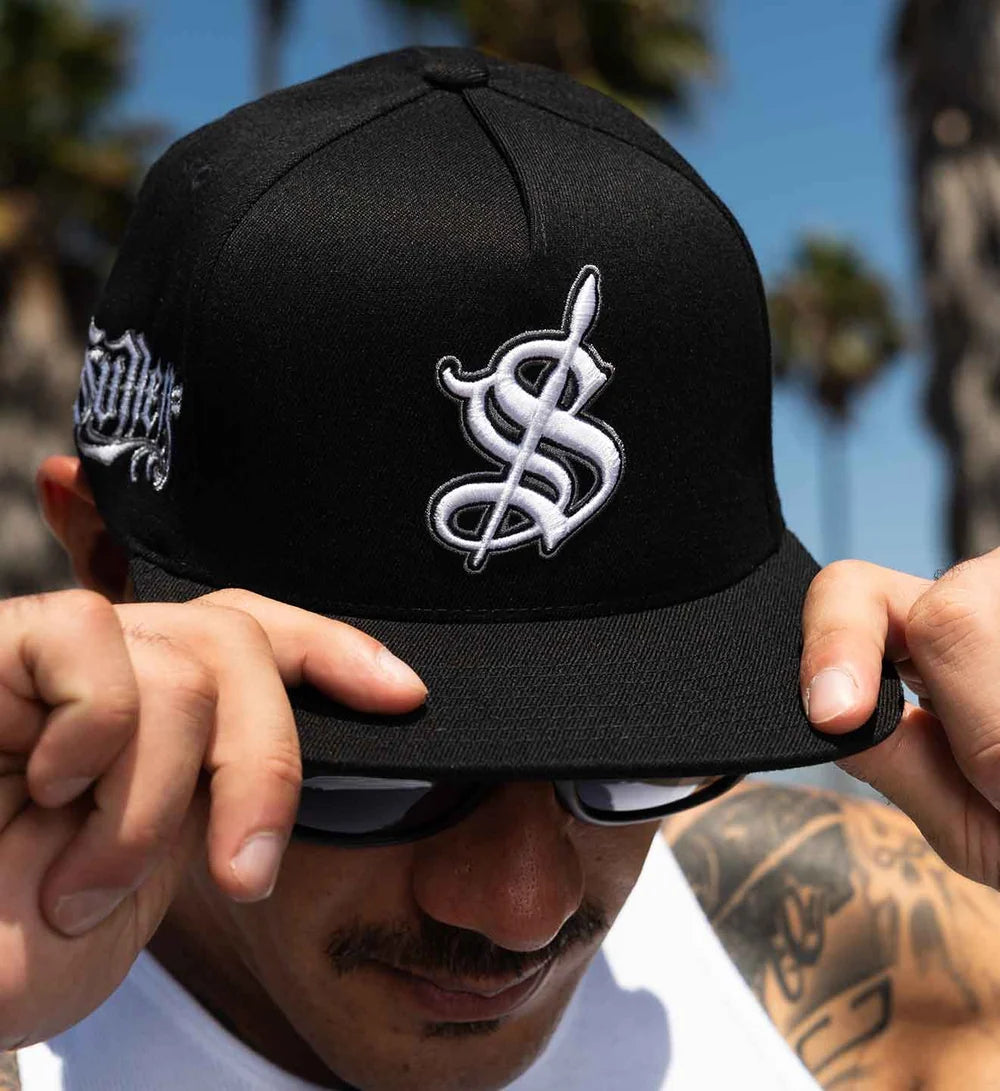 MAJORS SNAPBACK BLACK WHITE