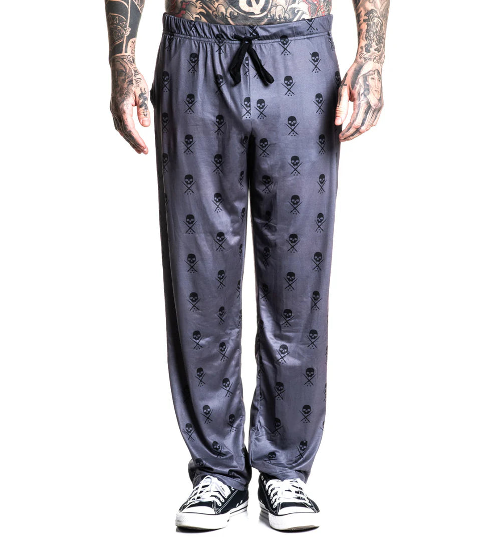 BADGE PAJAMA PANT - GREY