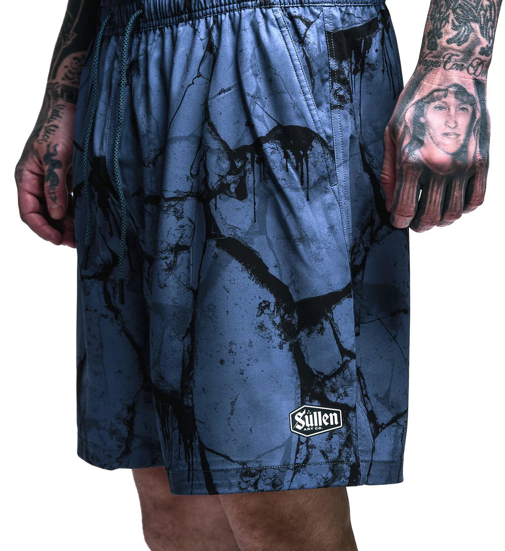 CRACKED E-WAIST BOARDSHORTS