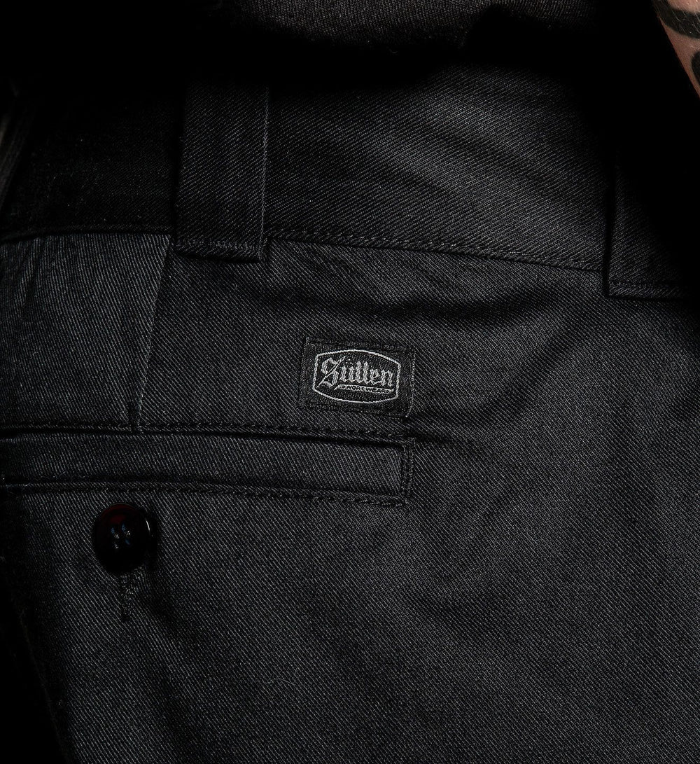 925 RELAXED FIT CHINO STRETCH PANT BLACK