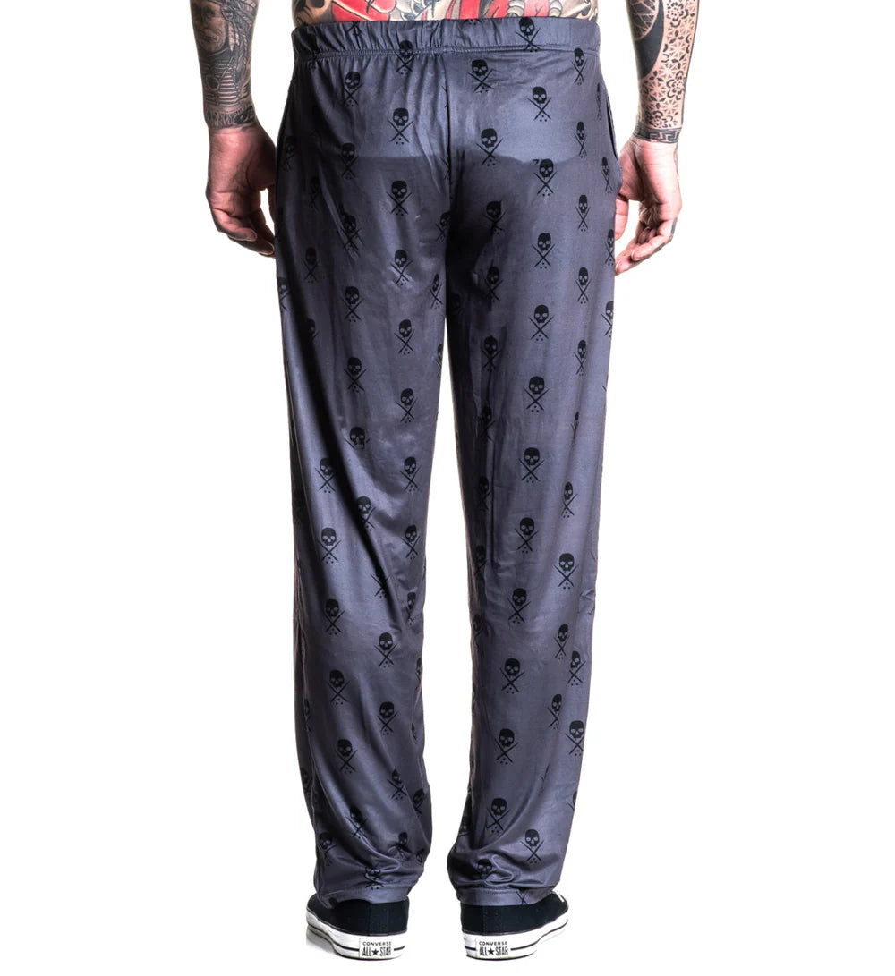 BADGE PAJAMA PANT - GREY