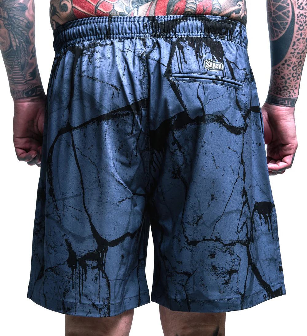 CRACKED E-WAIST BOARDSHORTS