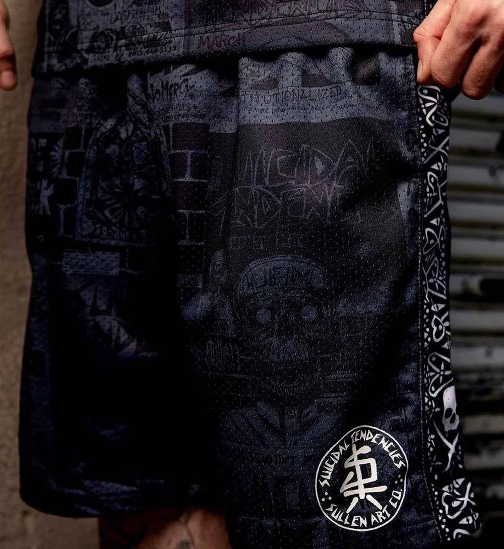 SULLEN X ST POSTED SHORTS GREY