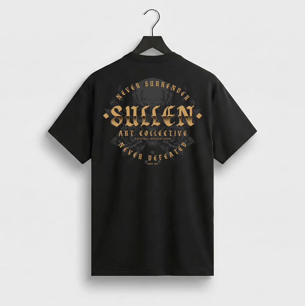 NEVER DEFEATED PREMIUM TEE