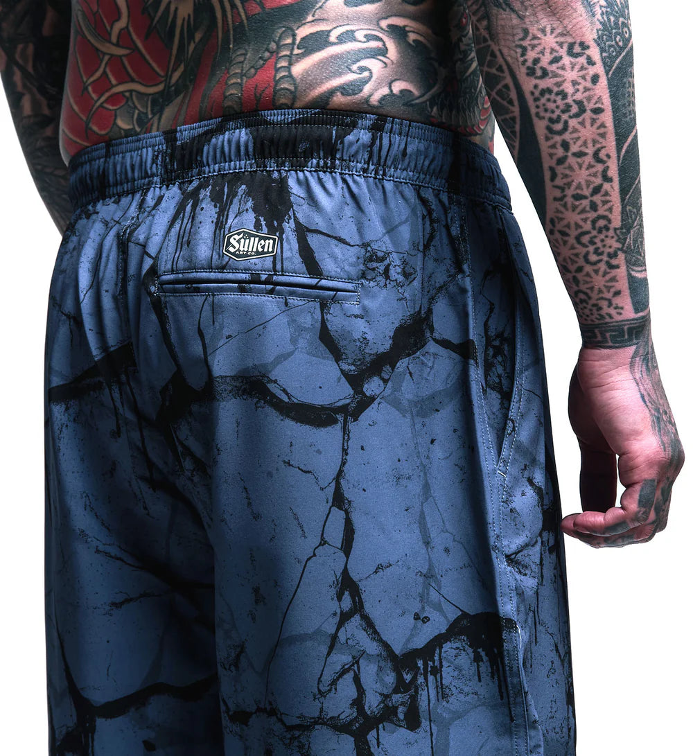 CRACKED E-WAIST BOARDSHORTS