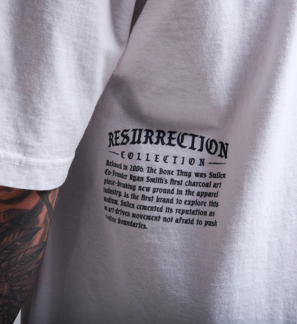 BONE THUG WHITE "1 TON" PREMIUM TEE
