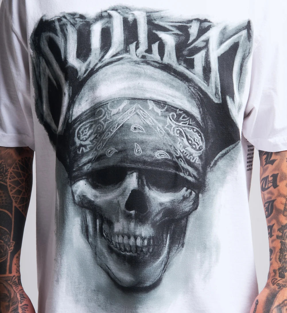 BONE THUG WHITE "1 TON" PREMIUM TEE