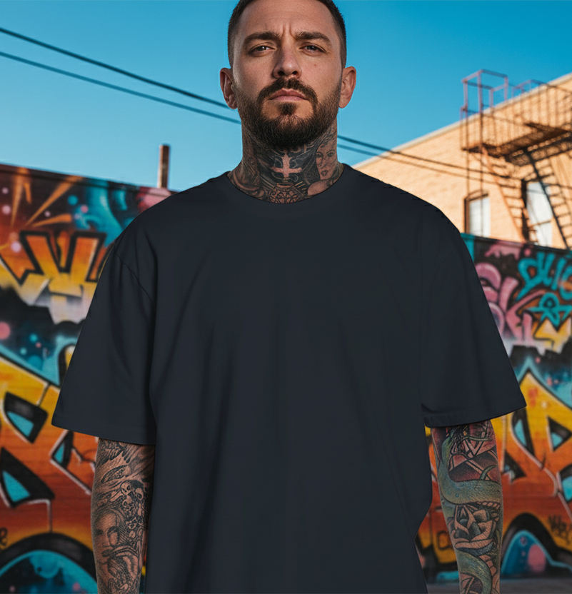 THE SOLIDS PREMIUM TEE DARK SAPPHIRE