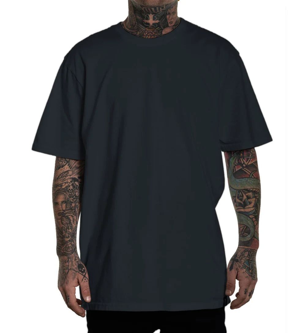 THE SOLIDS PREMIUM TEE DARK SAPPHIRE