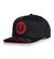 BOH CURVED SNAPBACK - BLACK/RED