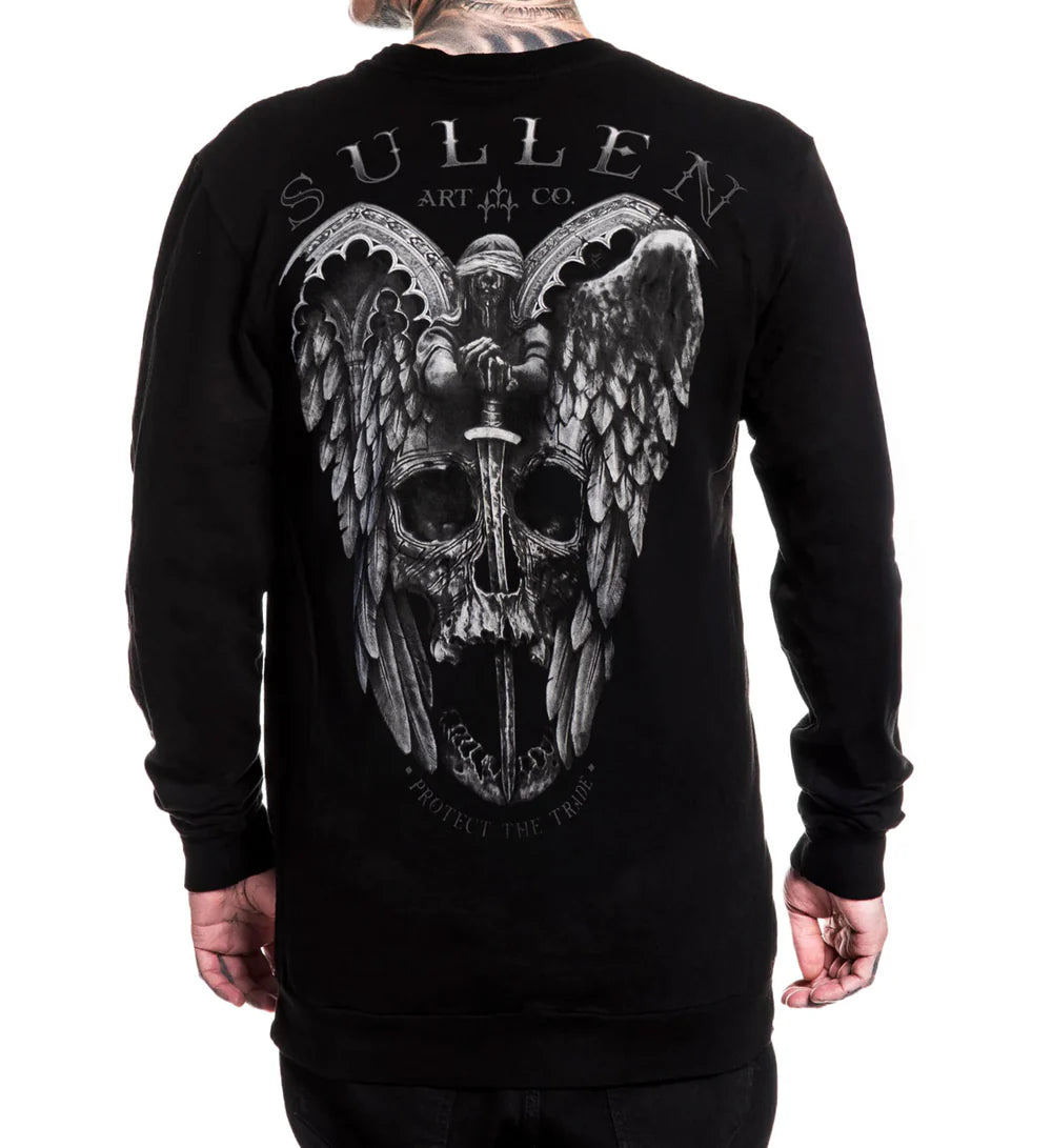 WINGED JUSTICE FRENCH TERRY LONG SLEEVE TEE