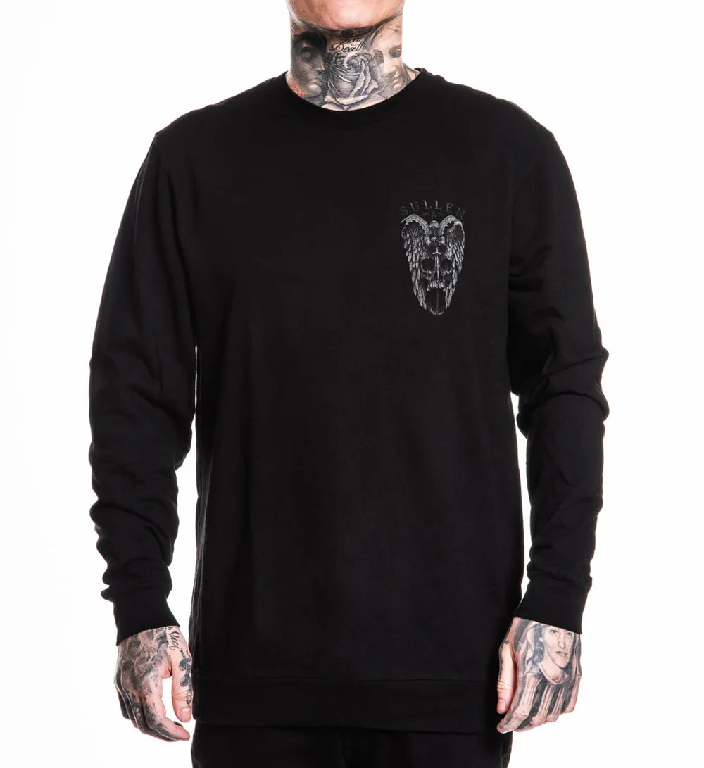 WINGED JUSTICE FRENCH TERRY LONG SLEEVE TEE
