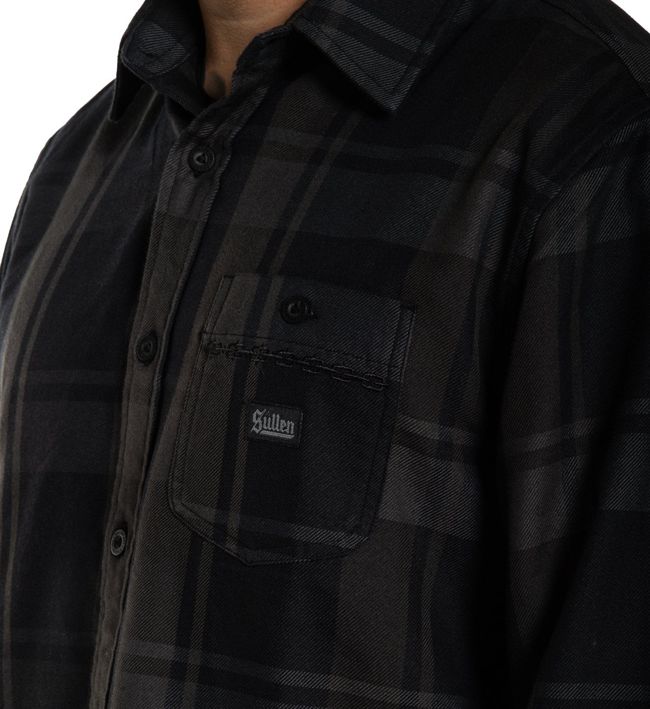 OVERCAST FLANNEL BLACK