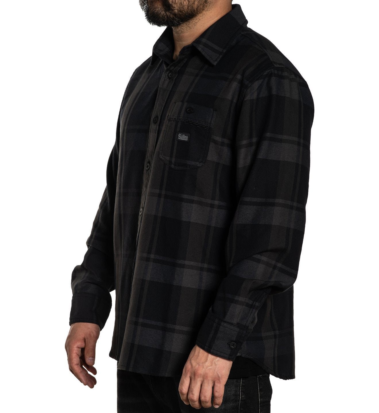 OVERCAST FLANNEL BLACK