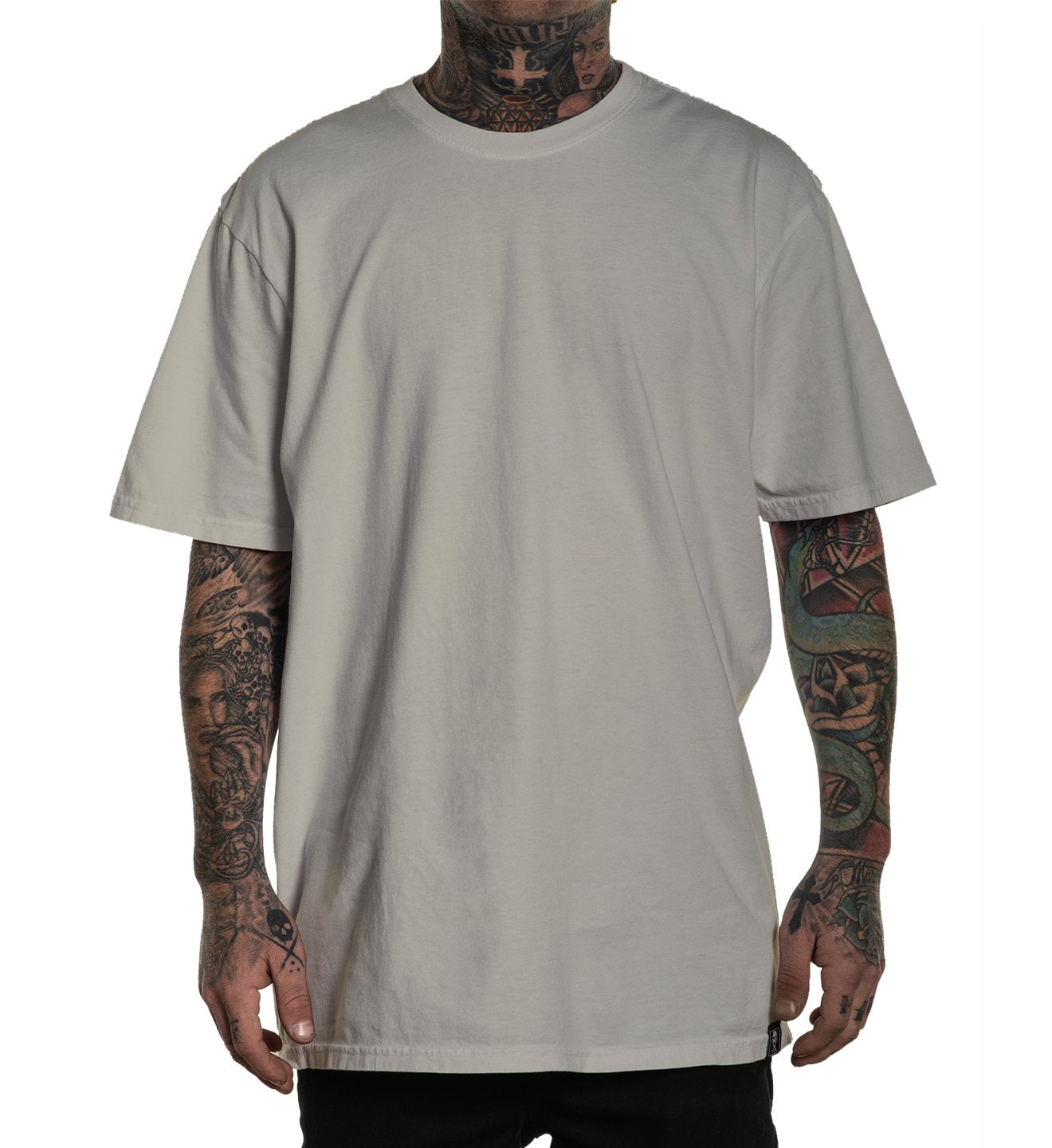 THE SOLIDS PREMIUM TEE ANTIQUE WHITE