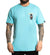 PINEAPPLE PARADISE AQUA PREMIUM TEE