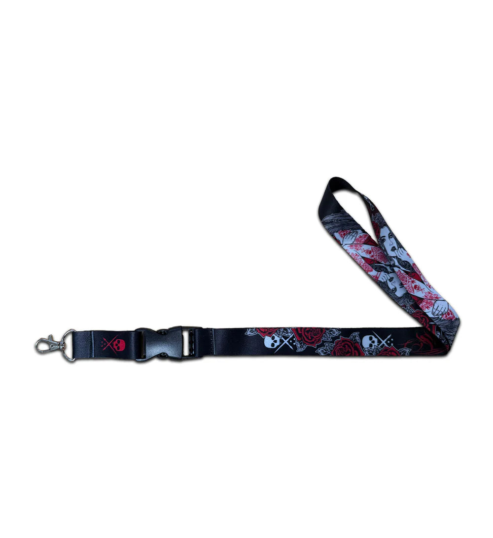 RED ROSES LANYARD