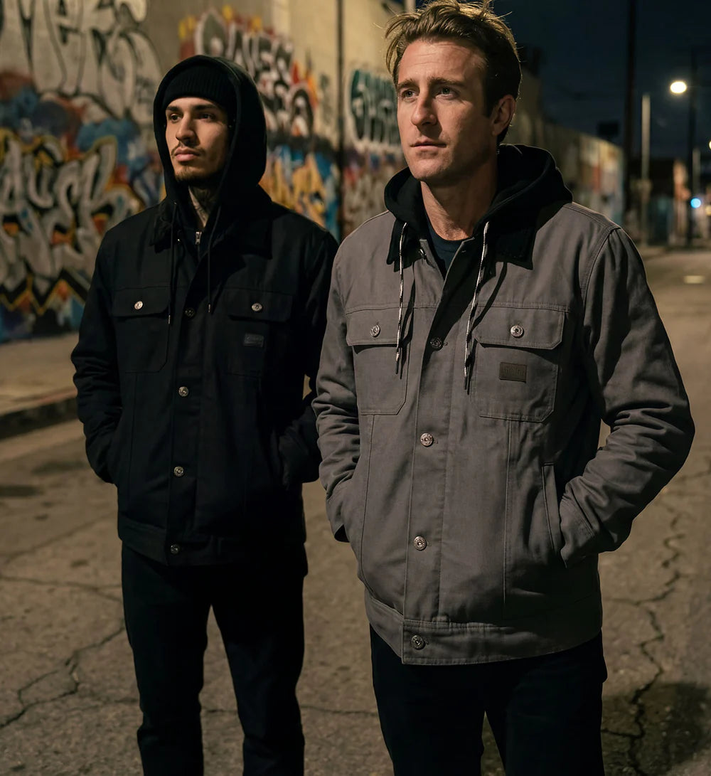 SURVIVALIST DUCK CANVAS JACKET CHARCOAL GREY